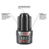 12V Max Lithium-Ion 2.0 Ah Battery - Image 2