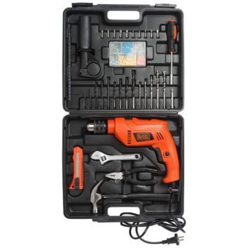 HD555KMPR - 550W 13mm Hammer Drill with Kit, 100 Accessories