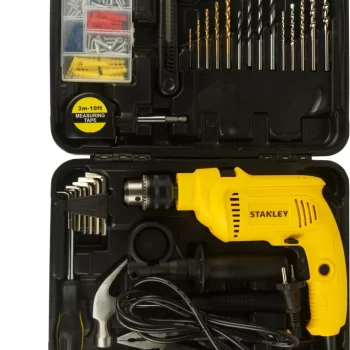 SDH600KP - 13mm VSR Hammer Drill Kit with 120+ Pcs Hand Tools and Accessories